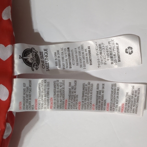 Disney Store Mickey And Minnie Mouse Love Kiss Tote Canvas travel Bag - Picture 4 of 6